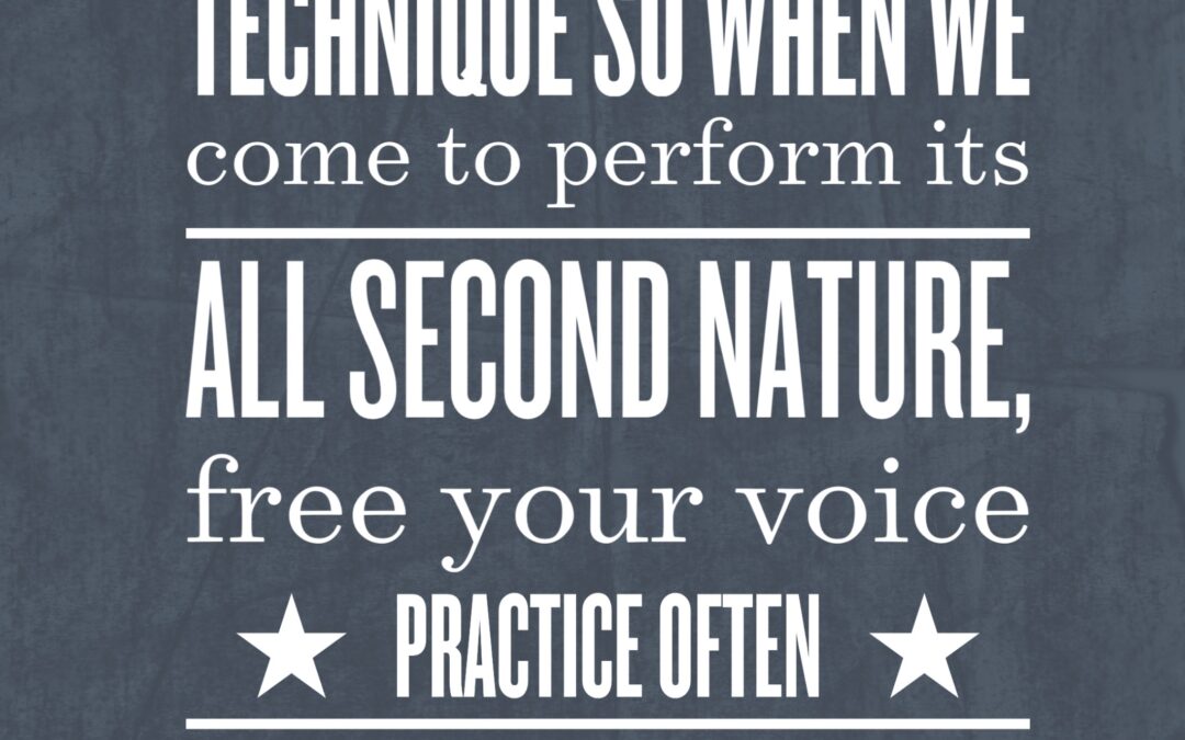 #VocalTipsTuesday – Practice makes perfect?